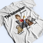 La Mère Chat - Cadeau pour les mamans de chats, les amoureux des chats, les femmes - T-shirt personnalisé