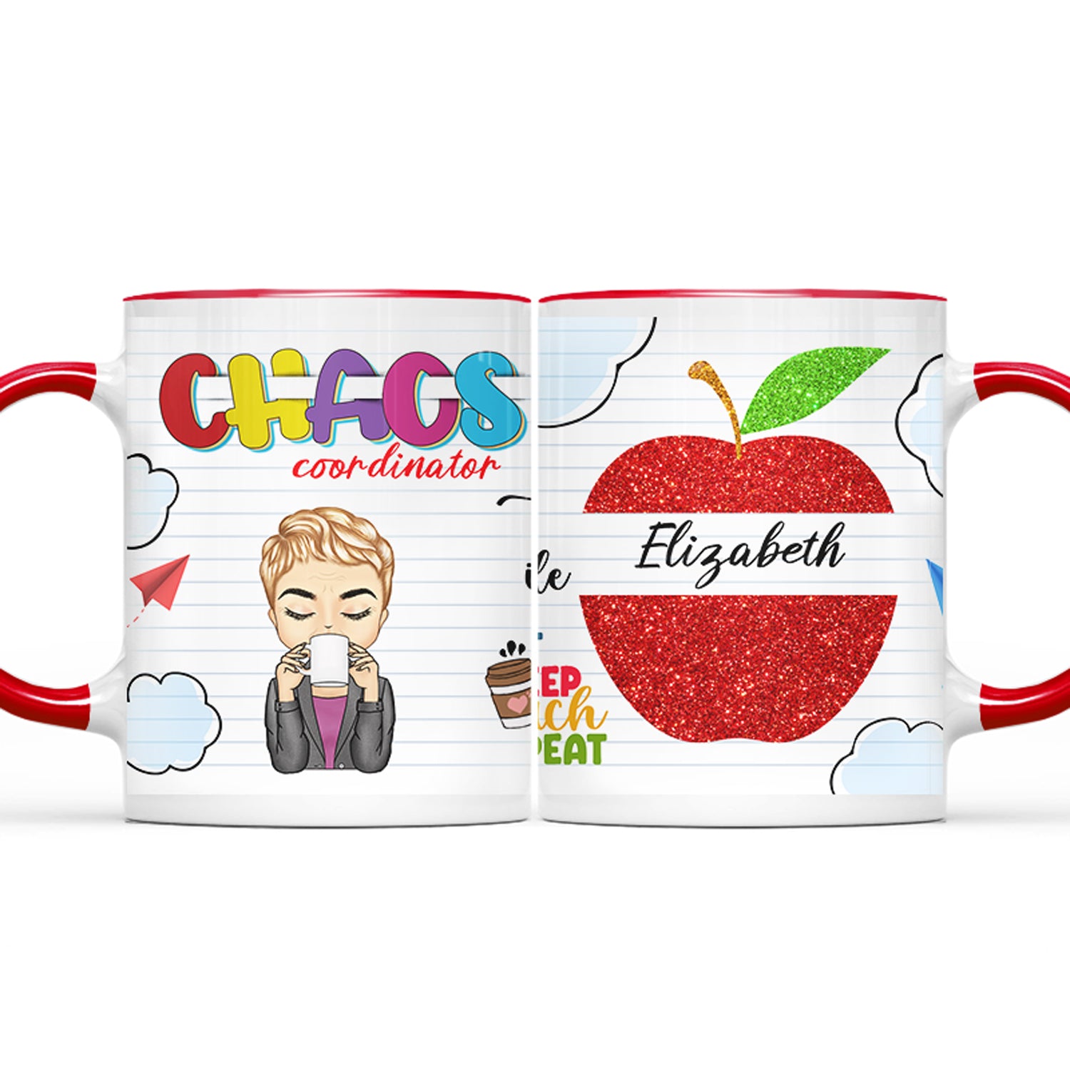 Chaos Coordinator - Gift For Teachers - Personalized Accent Mug