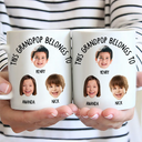 Custom Photo This Grandpa Belongs To - Personalized Mug