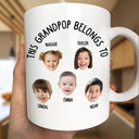 Custom Photo This Grandpa Belongs To - Personalized Mug