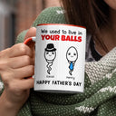 Simple Cute Little Kids We Used To Live - Personalized Accent Mug