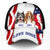 Stars And Stripes Dog Lovers - Personalized Classic Cap