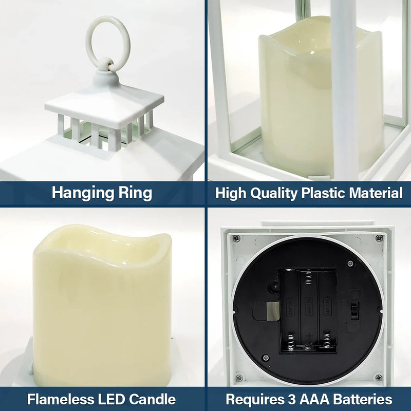 Memorial,Sad,Family,Parents,Gift For Grandparents - Custom Photo Your Life Was A Blessing Memorial - Personalized LED Candle Lantern