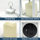 Memorial, Sad, Family, Parents, Gift For Grandparents - Custom Photo When You Miss Me Have No Fear Memorial - Personalized LED Candle Lantern