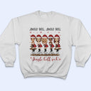 Sister Best Friends Jingle Bell - Christmas Gift For BFF - Personalized Custom T Shirt