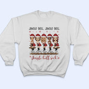 Sister Best Friends Jingle Bell - Christmas Gift For BFF - Personalized Custom T Shirt