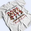 Sister Best Friends Jingle Bell - Christmas Gift For BFF - Personalized Custom T Shirt
