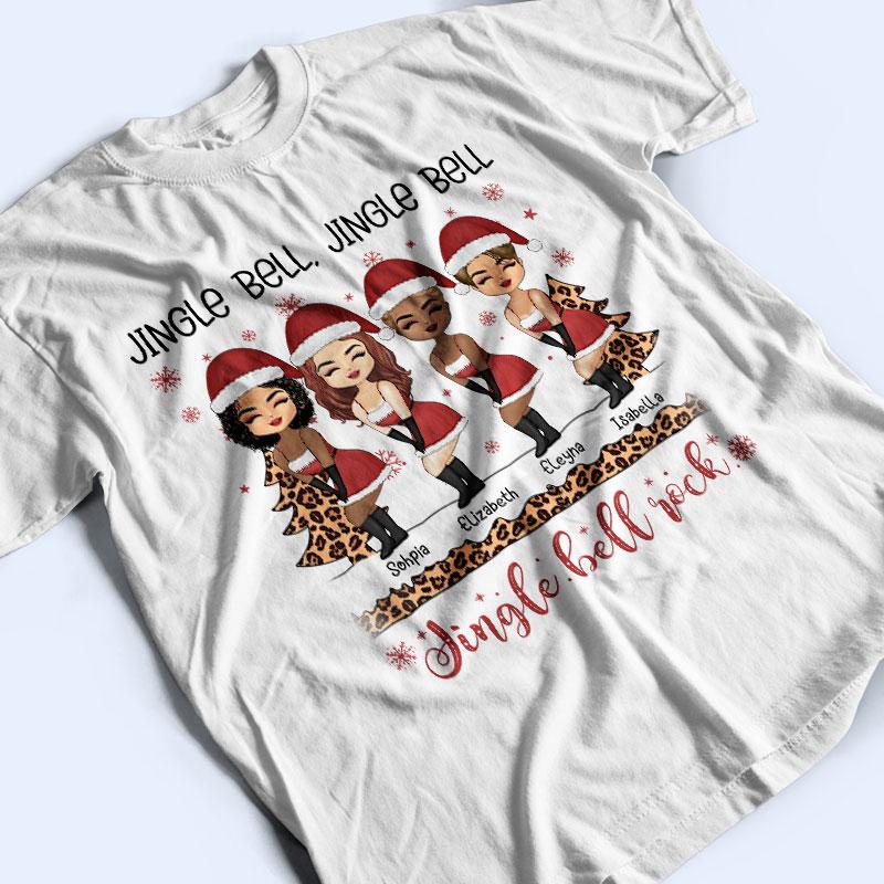 Sister Best Friends Jingle Bell - Christmas Gift For BFF - Personalized Custom T Shirt
