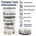 The Love Between Is Forever - Gift For Family - Personalized Custom Tumbler