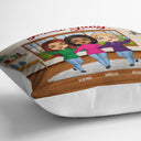 Meilleurs amis, nous sommes comme une petite bande - Cadeau pour les meilleures amies et les collègues - Oreiller personnalisé