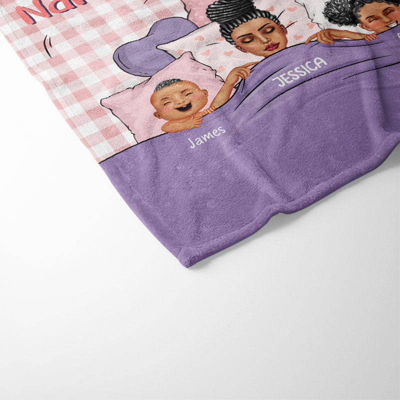 Official Nap Queen Mama - Gift For Mom - Personalized Custom Blanket