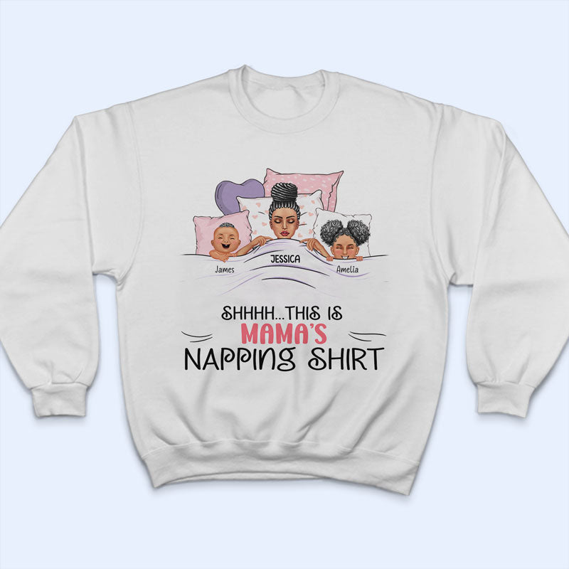 Official Nap Queen Sleep Mama - Gift For Mom - Personalized Custom T Shirt