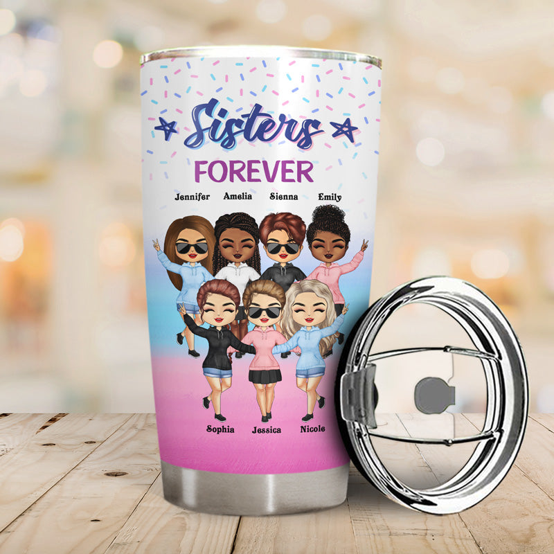 I'd Walk Through Fire For You Sister - Funny Sister Gifts - Personalized Custom Tumbler