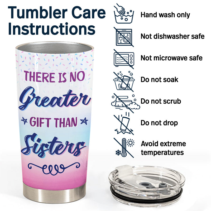 I'd Walk Through Fire For You Sister - Funny Sister Gifts - Personalized Custom Tumbler