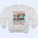 Pontoon Queen Classy Sassy And A Bit Smart Assy - Personalized Custom T Shirt