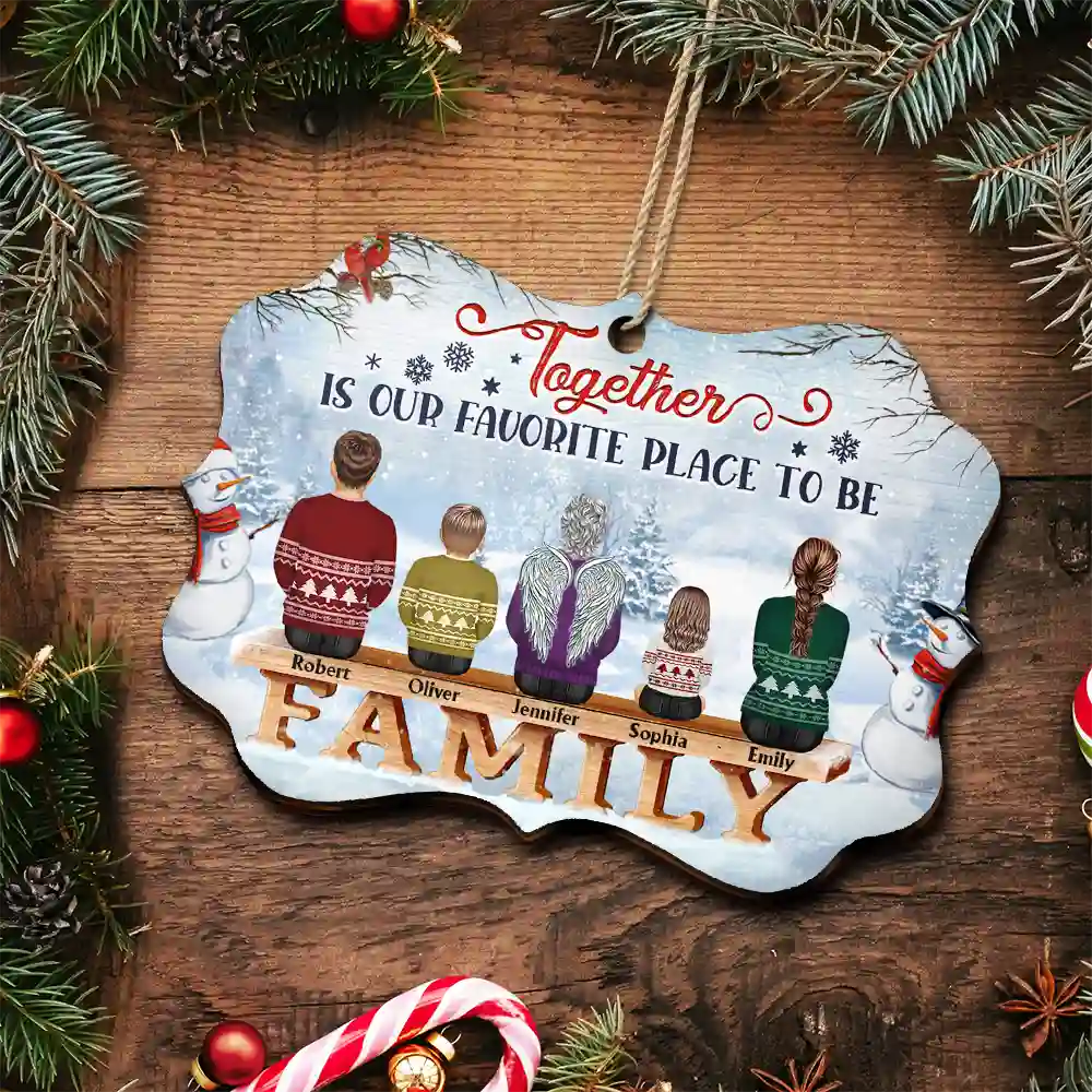 The Greatest Gift Our Parents Gave Us Was Each Other - Christmas Memorial Gift For Siblings, Parents, Family - Personalized Medallion Wooden Ornament