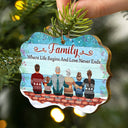 L'amour entre parents et filles est éternel - Cadeau de Noël pour mère et père - Décoration en bois personnalisée