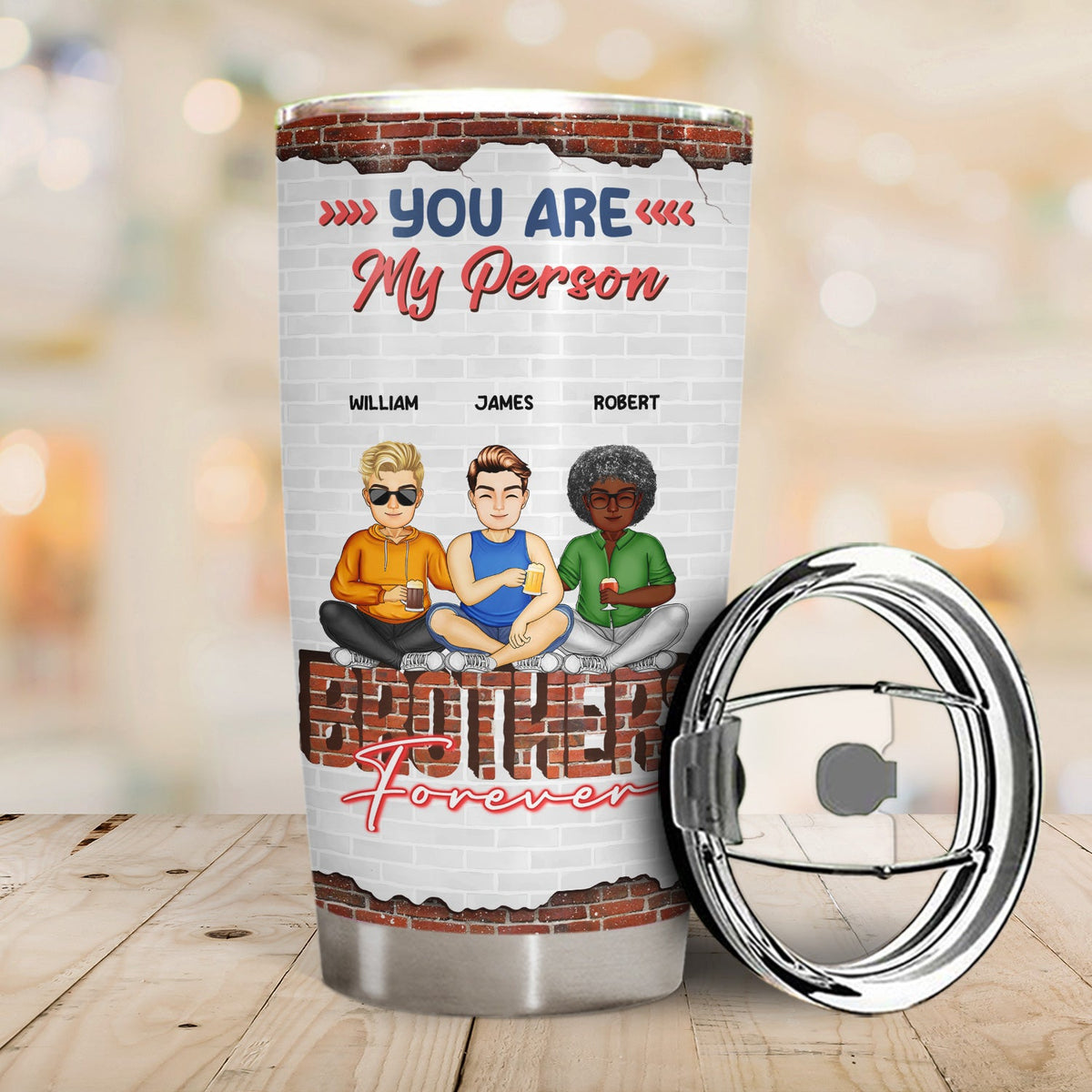 Apparemment, nous sommes des problèmes ! Cadeau pour les meilleurs amis ! Gobelet personnalisé