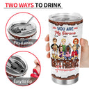 Apparemment, nous sommes des problèmes ! Cadeau pour les meilleurs amis ! Gobelet personnalisé