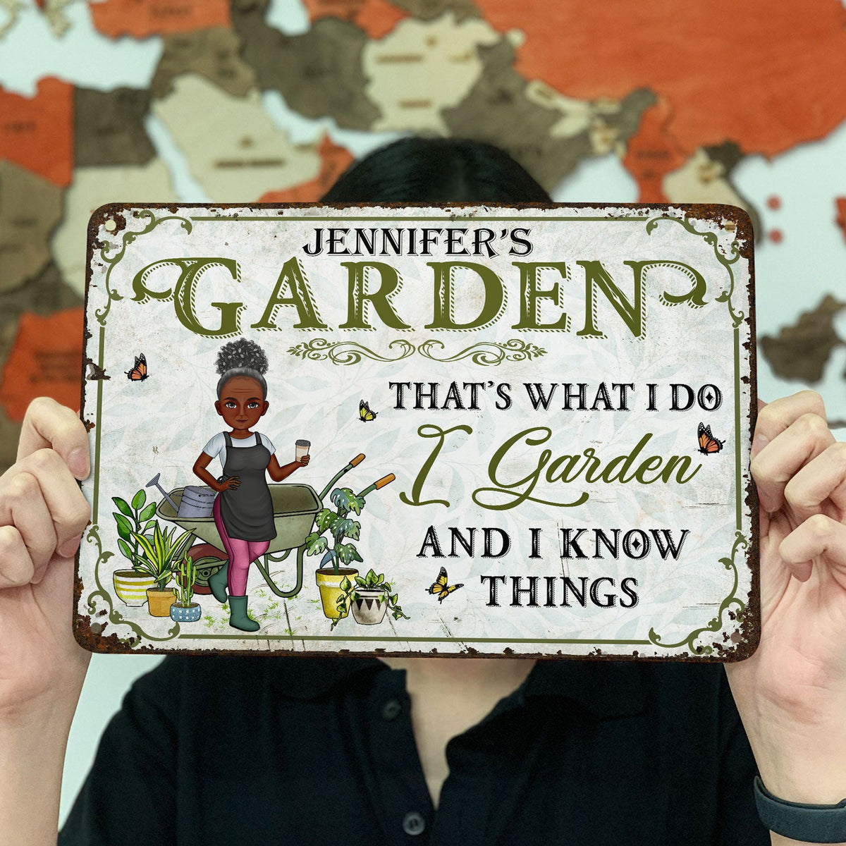 And Into The Garden I Go To Lose My Mind And Find My Soul - Birthday, Loving Gift For Yourself, Women, Men, Plant Lovers - Personalized Custom Classic Metal Signs