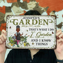 And Into The Garden I Go To Lose My Mind And Find My Soul - Birthday, Loving Gift For Yourself, Women, Men, Plant Lovers - Personalized Custom Classic Metal Signs