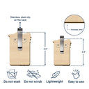 Custom Photo Drive Safe Daddy Papa Love From Kid And Pet - Personalized Custom Shaped Car Visor Clip