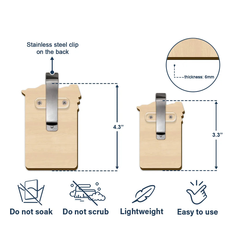 Custom Photo Drive Safe Daddy Papa Love From Kid And Pet - Personalized Custom Shaped Car Visor Clip