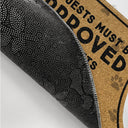 All Guests Must Be Approved By The Pets - Home Decor, Birthday, Housewarming Gift For Dog Lovers & Cat Lovers - Personalized Custom Doormat