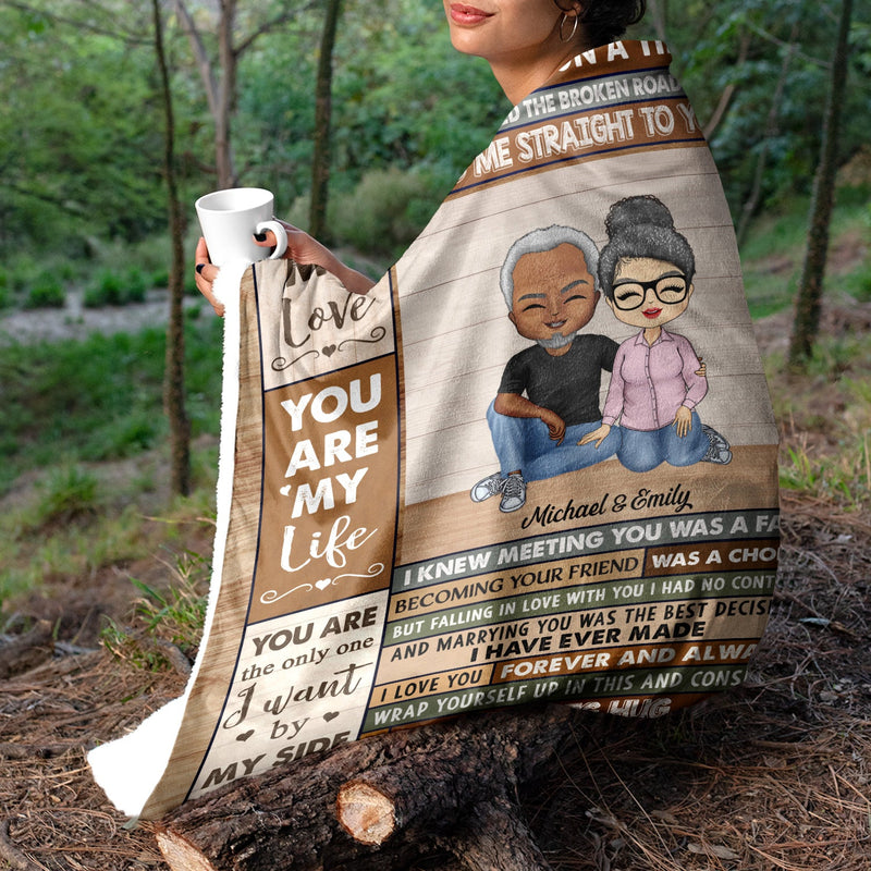 You Are My Love Once Upon A Time Couples - Anniversary, Birthday Gift For Spouse, Husband, Wife, Boyfriend, Girlfriend - Personalized Custom Fleece Blanket