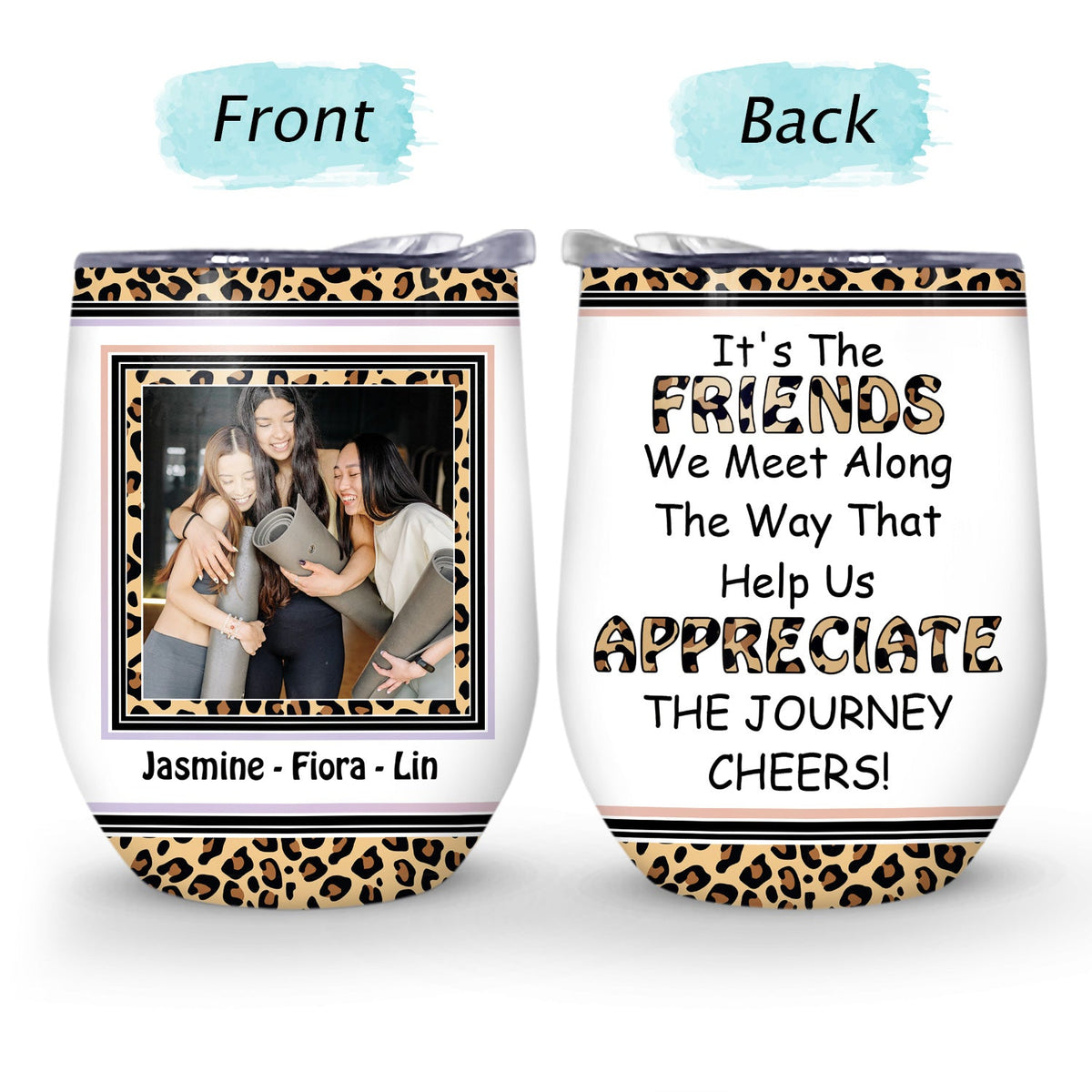 Custom Photo You Are The SHE To My NANIGANS Sisters - Gift For Bestie, Sibling - Personalized Custom Wine Tumbler