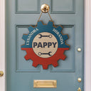 Garage Mechanic Gear Papa Can Fix It - Birthday, Loving Gift For Dad, Father, Grandpa, Grandfather - Personalized Custom Shaped Wood Sign