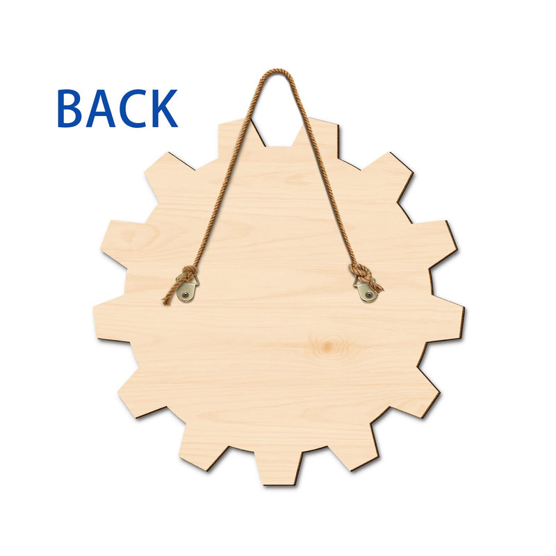 Garage Mechanic Gear Papa Can Fix It - Birthday, Loving Gift For Dad, Father, Grandpa, Grandfather - Personalized Custom Shaped Wood Sign