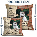 Custom Photo A Piece Of My Heart Is At The Rainbow Bridge - Memorial Gift, Family, Pet Lover - Personalized Custom Pillow