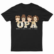Opa Großvater - Personalisiertes T Shirt