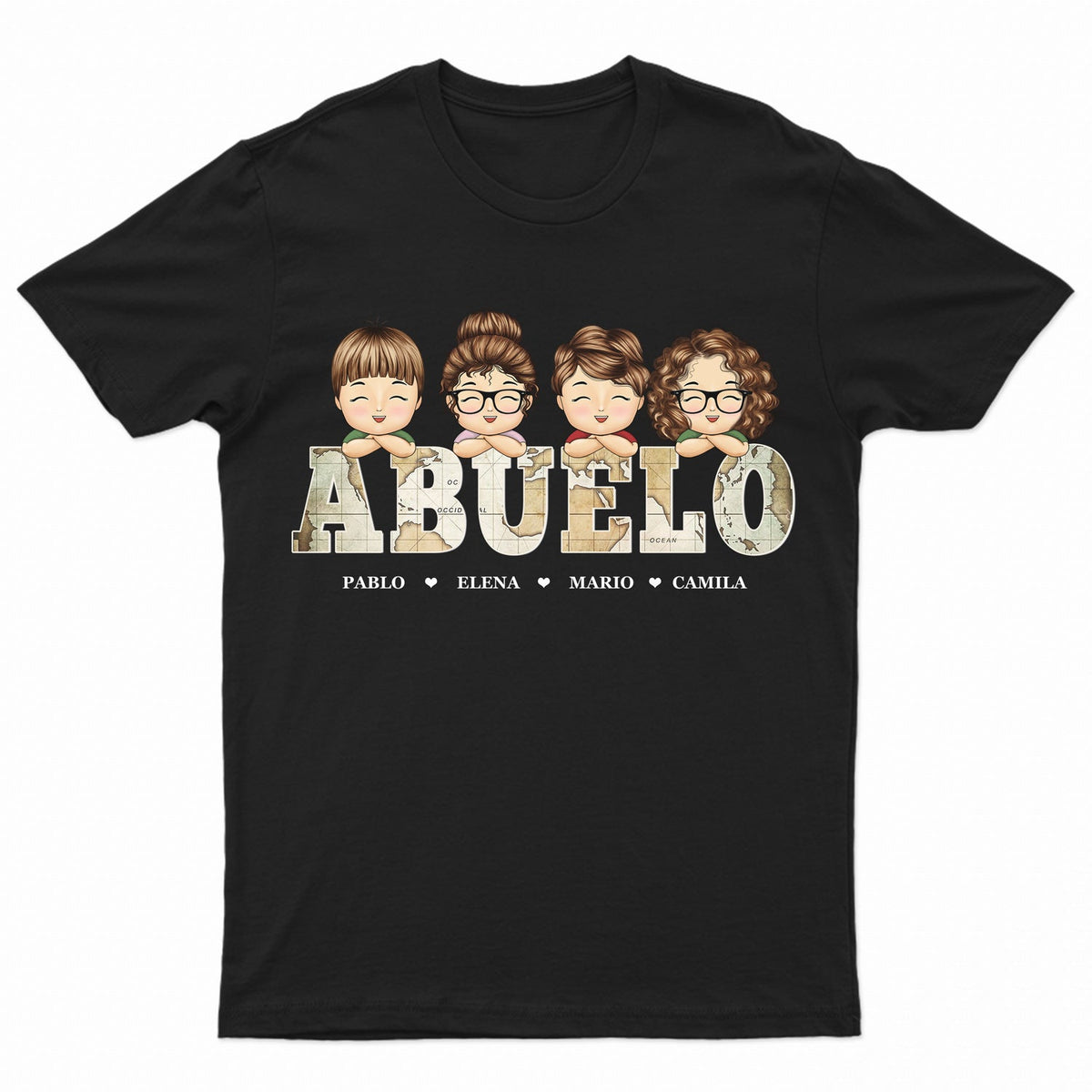 Abuelo Abuelito Tito Tata Yayo Abue Agüelo Viejo Viejito Papá - T Shirt Personalizado