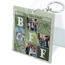 Custom Photo A Little Pocket Hug For My Bestie - Anniversary, Loving, Birthday Gift For Best Friends, BFF, Sister - Personalized Custom Acrylic Keychain