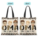 Leopard Nana Title - Birthday, Loving Gift For Mom, Mother, Mama, Grandma, Grandmother - Personalized Zippered Canvas Bag