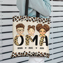 Leopard Nana Title - Birthday, Loving Gift For Mom, Mother, Mama, Grandma, Grandmother - Personalized Zippered Canvas Bag