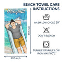 Beach Trips, Pool Party - Birthday, Vacation, Traveling Gift For Woman, Man, Bestie Group - Personalized Beach Towel