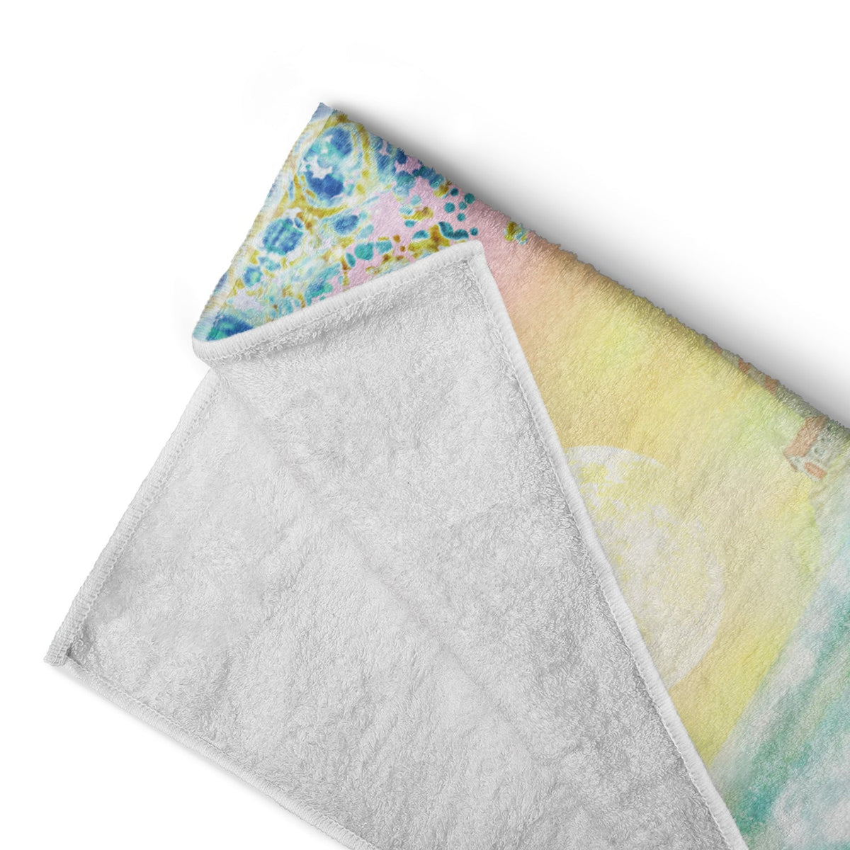 Beach Nana Title - Birthday, Loving Gift For Mom, Mother, Mama, Grandma, Grandmother - Personalized Beach Towel