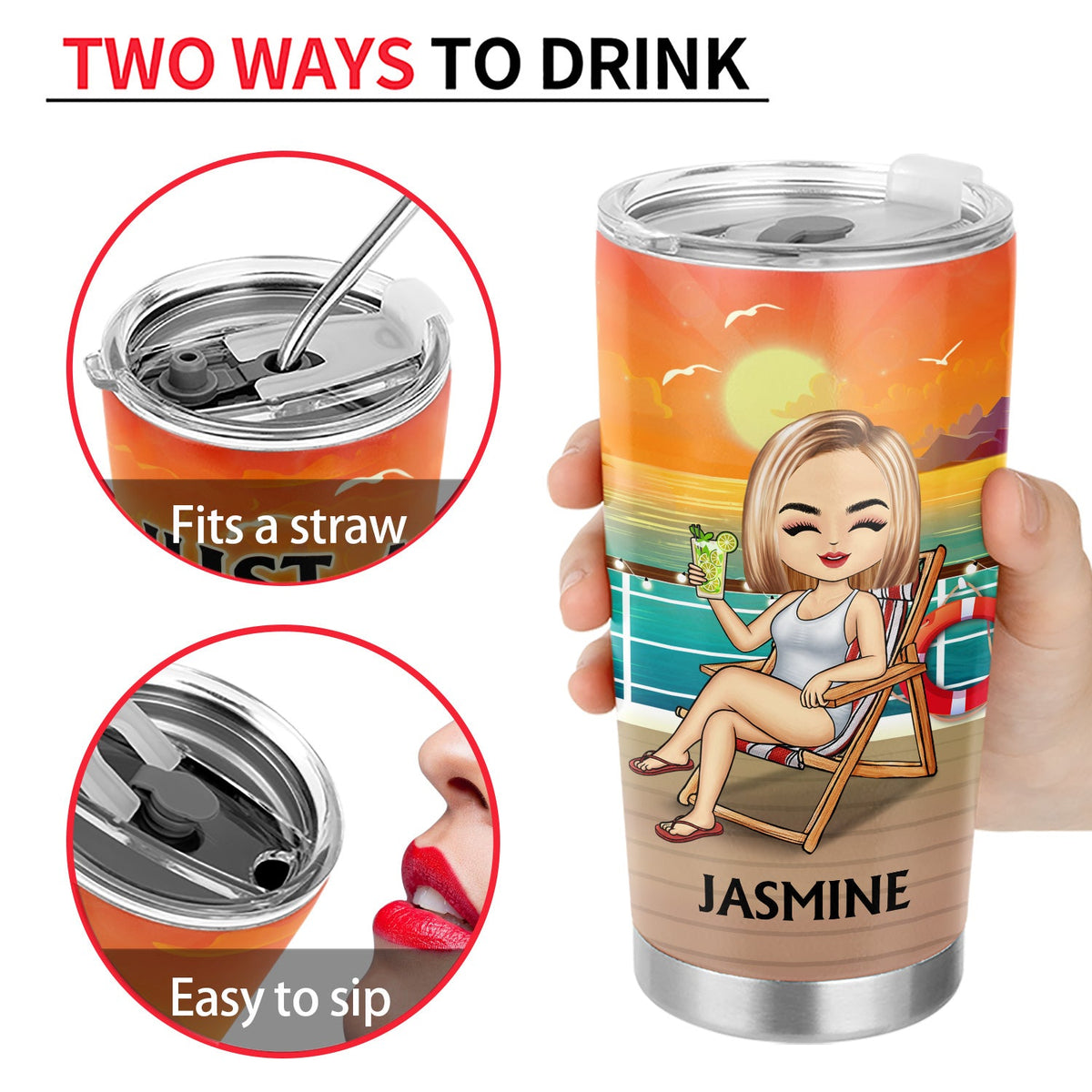 Life Is Better On A Cruise - Vacation, Birthday, Funny Gift For Cruising Lovers, Traveling Lovers - Personalized Tumbler