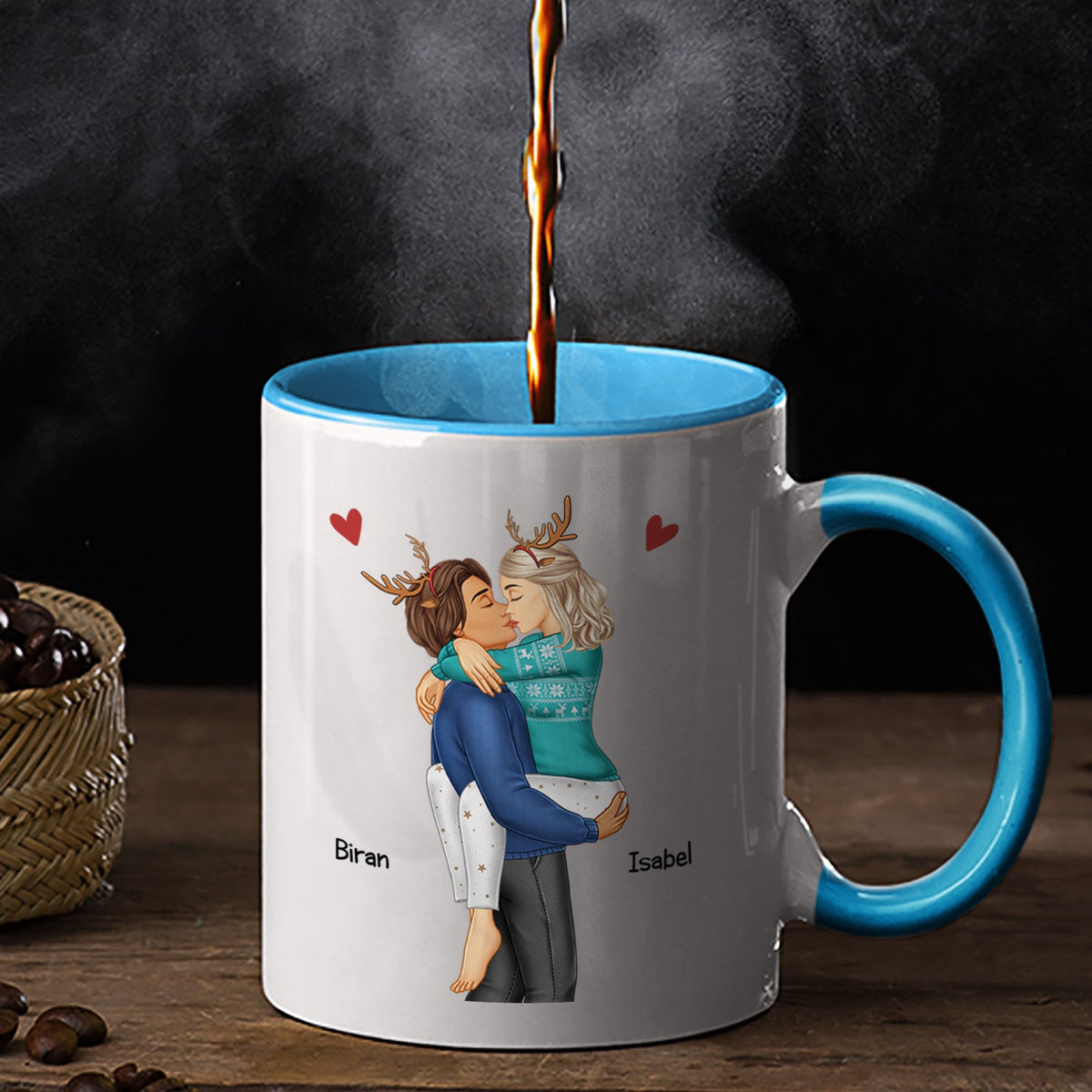 Portachiavi Personalizzato 'I Met Liked Love Keeping You' - Gioiello In Acciaio Inox Con Sacchetto Di Velluto, Regalo San Valentino Per Fidanzato, Fidanzata, Marito, Moglie