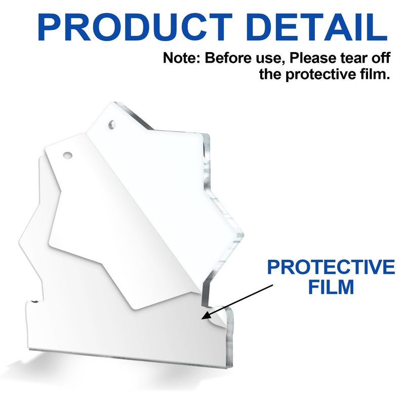 Style dessin animé - Cadeau de Noël pour la famille et les amis - Décoration acrylique personnalisée