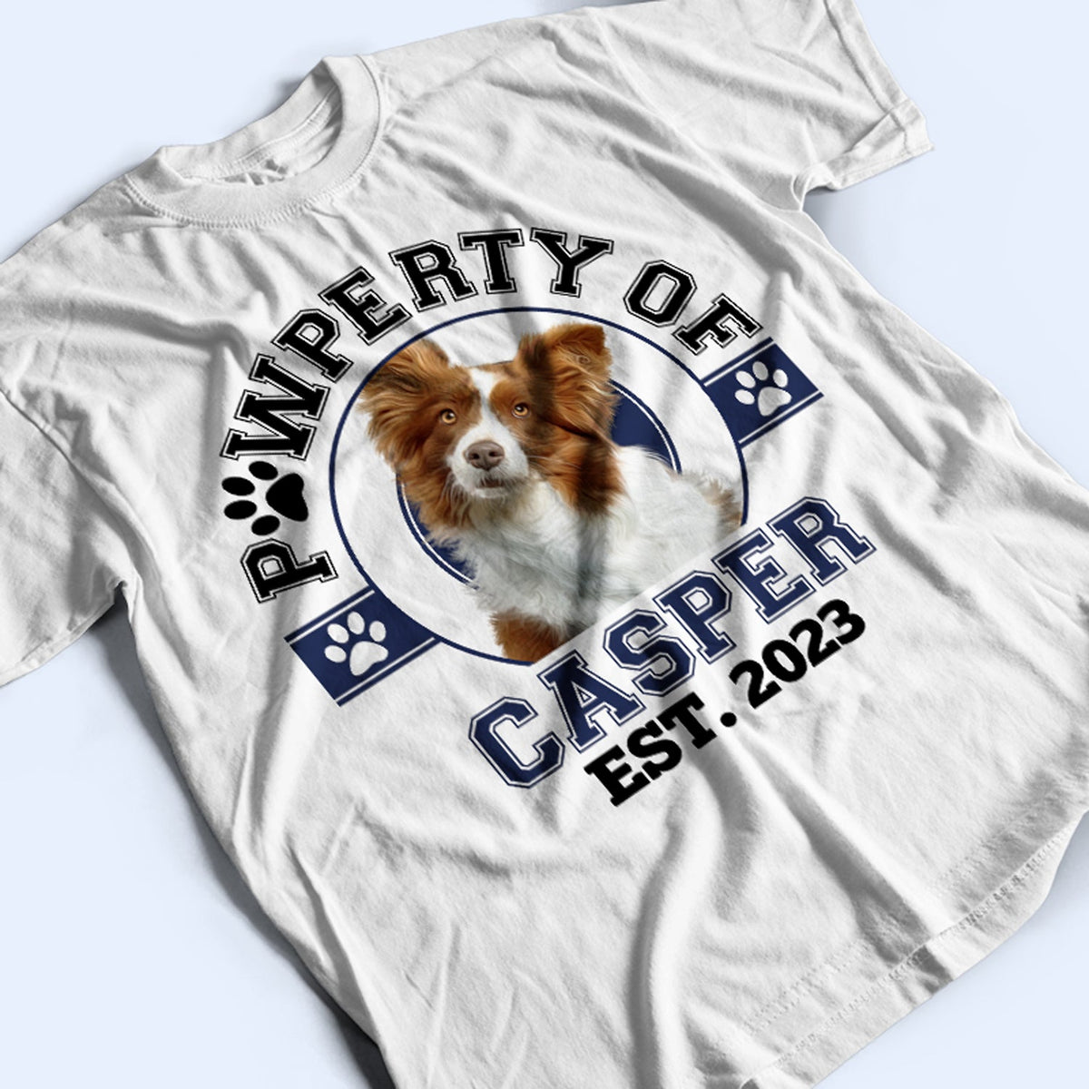 Custom Photo Pawperty Of - Gift For Dog Lovers, Cat Lovers - Personalized Sweatshirt