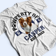 Custom Photo Pawperty Of - Gift For Dog Lovers, Cat Lovers - Personalized Sweatshirt