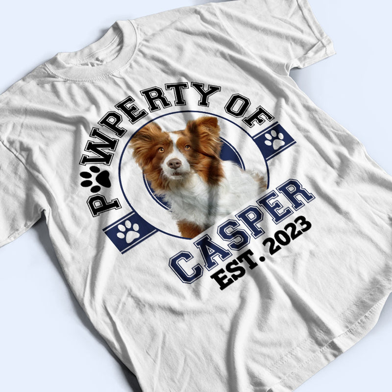 Custom Photo Pawperty Of - Gift For Dog Lovers, Cat Lovers - Personalized Sweatshirt