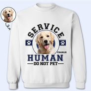 Service photo personnalisé - Cadeau pour amoureux des chiens et des chats - Sweat-shirt personnalisé