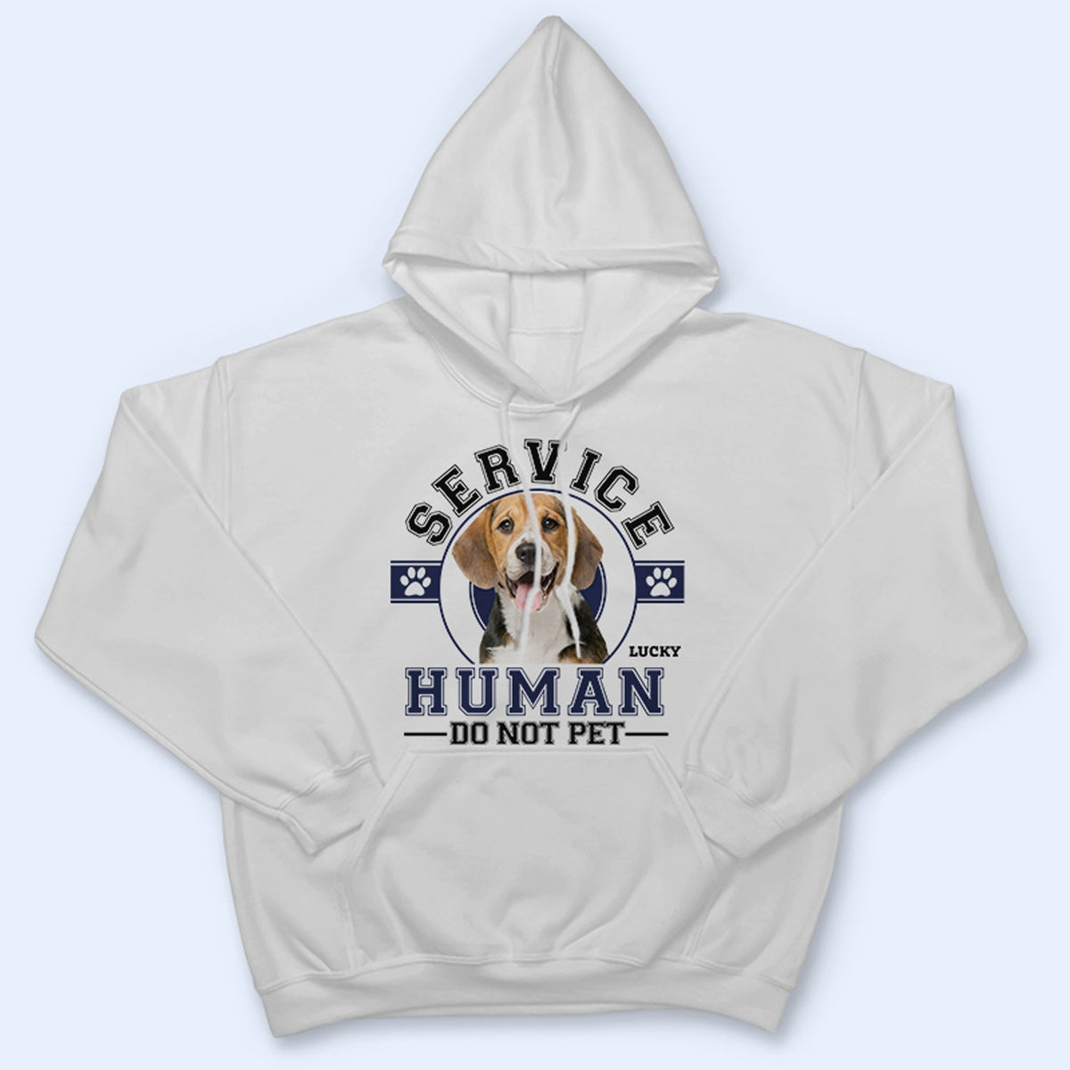 Custom Photo Service Human - Gift For Dog Lovers, Cat Lovers - Personalized Sweatshirt