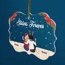 Voici une autre année de liens autour de l'alcool - Cadeau pour meilleure amie, sœur, femme - Ornement médaillon acrylique personnalisé