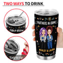 Partners In Crime Just Remember If We Get Caught - Holiday, Birthday, Loving Gift For Bestie, Friend, Colleague - Personalized Tumbler
